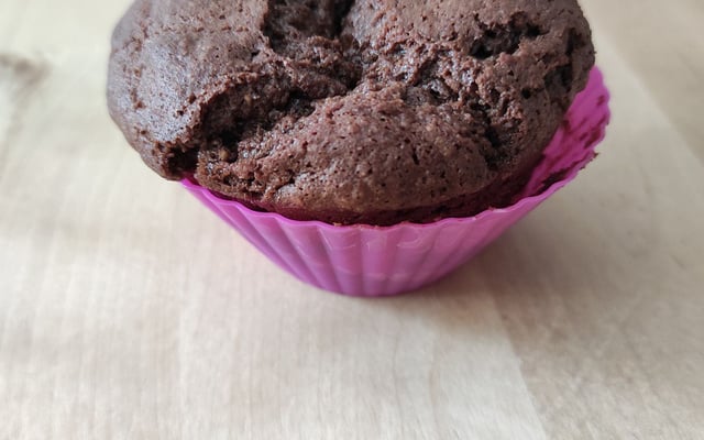 Muffins tout chocolat au micro-ondes