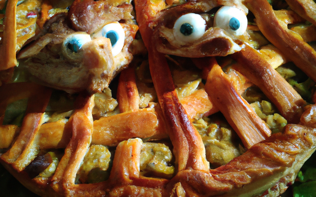 Tourte au poulet et vache qui rit