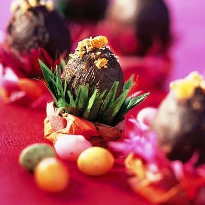 Petits œufs à la nougatine