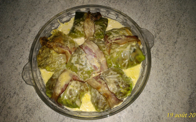 Chou farci gratiné