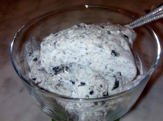 Glace aux oreo