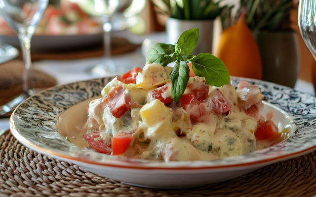 Salade piémontaise crémeuse