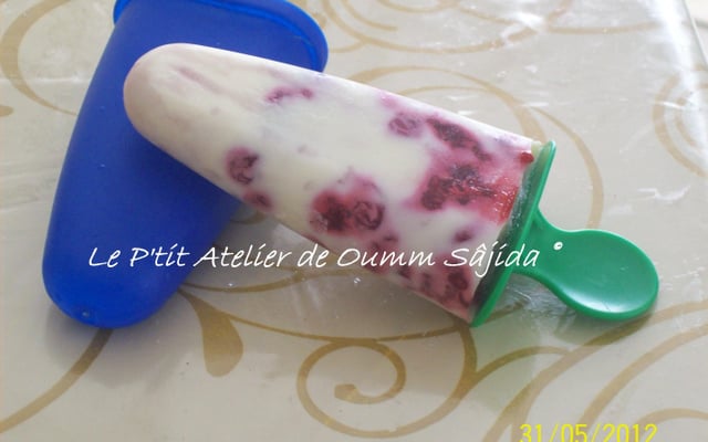 Glaces aux fruits rouges