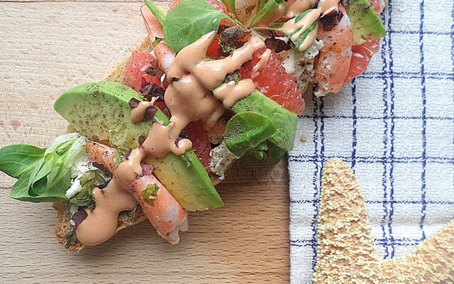 Tartines de la mer inratable