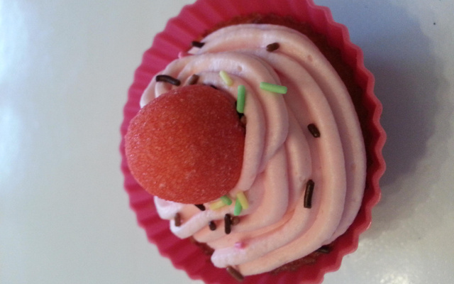 Cupcake à la fraise