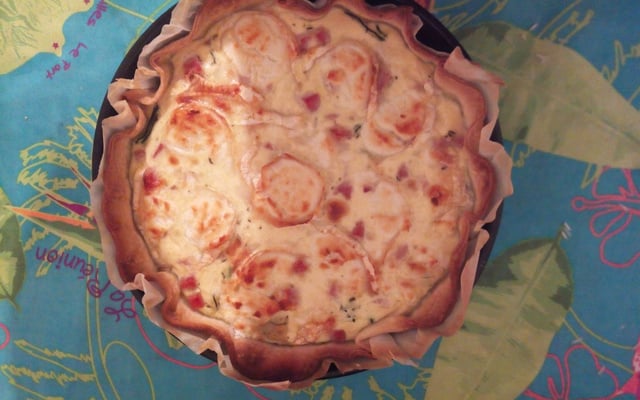 Tarte à la courgette et au chèvre