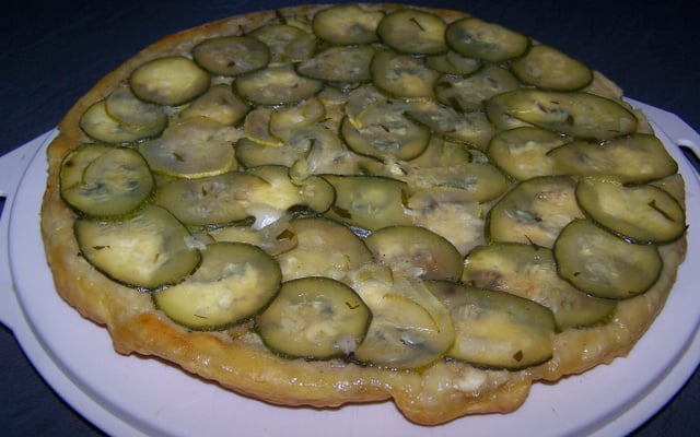 Tatin de courgette au carré frais