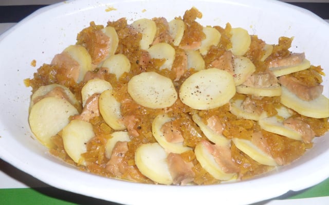 Parmentier de foie gras