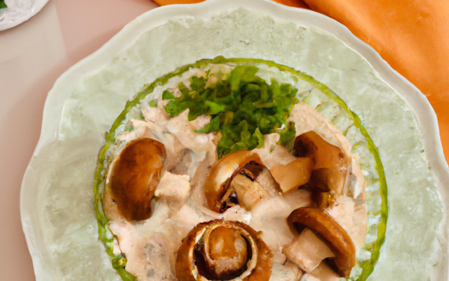 Champignons et thon à la crème