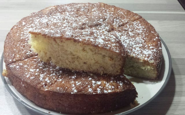 Délicieux gâteau à la banane