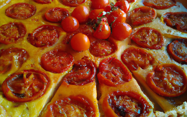 Tarte tomate-cantal