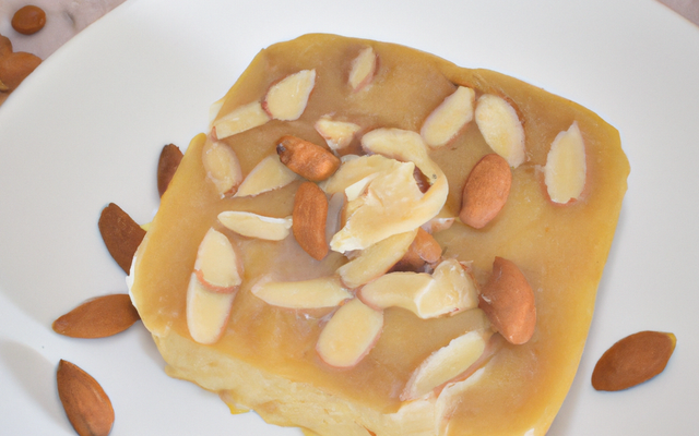 Gâteau au yaourt et lait d'amandes