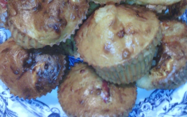 Muffins chèvre poivron