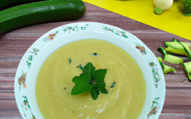 Velouté de courgette économique