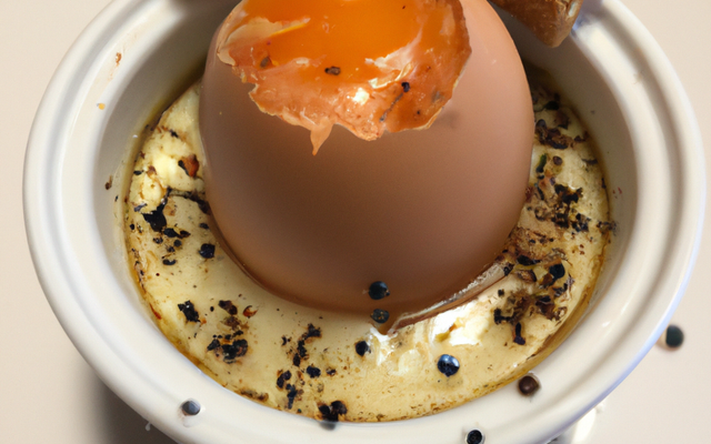 Œuf cocotte au foie gras