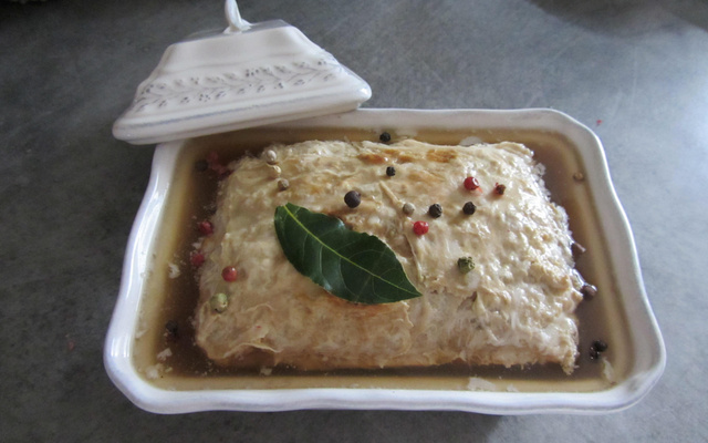 Pâté de lapin au laurier et Cognac