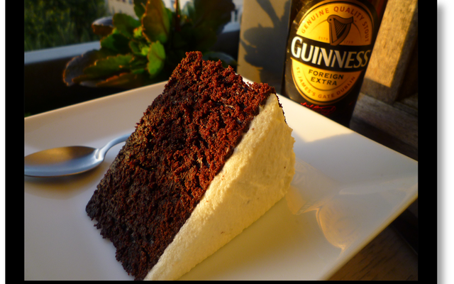 Gâteau au chocolat et à la Guinness