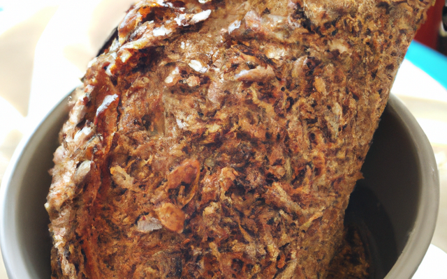 Cocotte de pain de seigle aux céréales