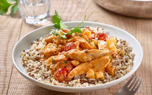 Émincé de poulet et mélange trésor Inca