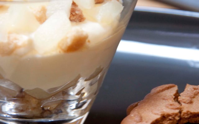 Tiramisu à la poire et spéculoos