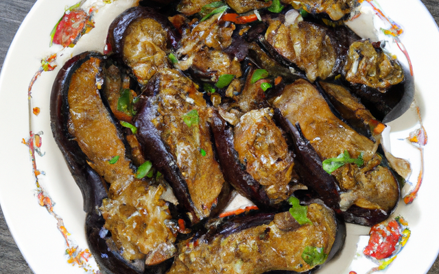 Aubergines salées à la viande hachée