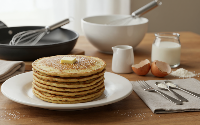 Pancakes faciles sans verre doseur