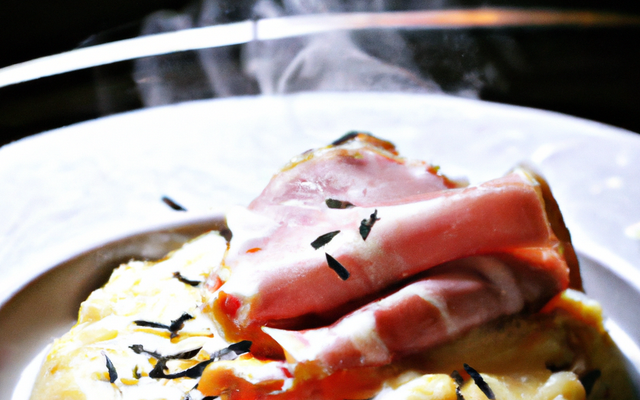 Risotto au gruyère & jambon fumé