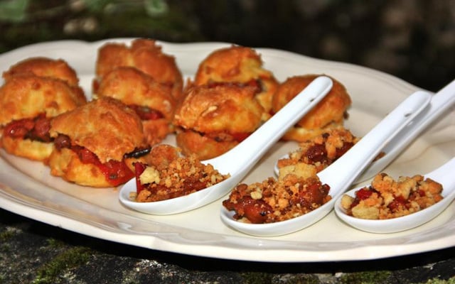 Déclinaisons apéritives de Tajine de Légumes grillés Cassegrain