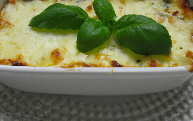 Gratin de parmentier au basilic