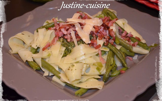 Pâtes au pesto façon Jamie Oliver