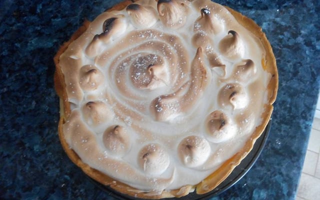 Tarte au citron meringuée et son lemon curd à la crème