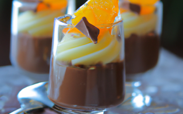 Verrines chocolat-orange
