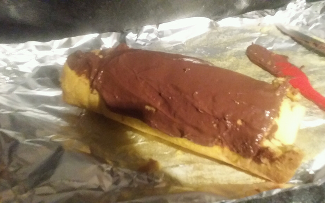 Roulé au Nutella ou bûche de Noël