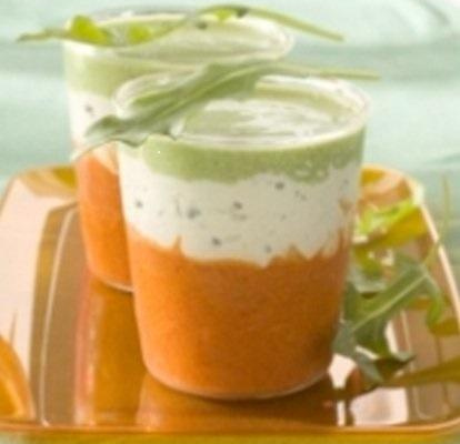 Verrines toscanes au Saint Agur