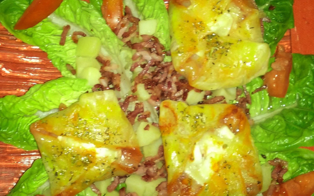 Feuilletés de tomate et chèvre