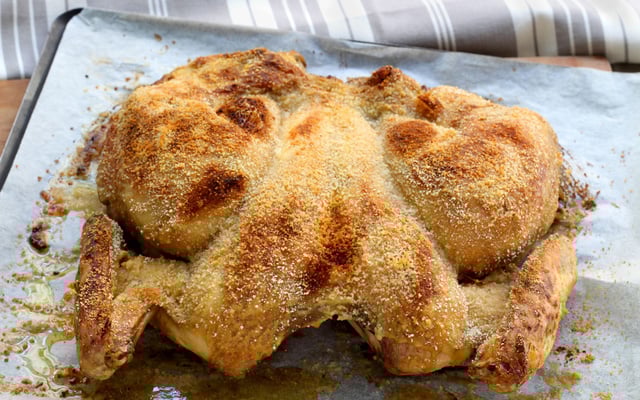 Poulet à l'américaine (butterfly chicken)