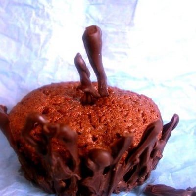 Muffins au chocolat et au caramel au beurre salé