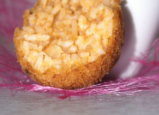 Croquette de riz à la mozzarella