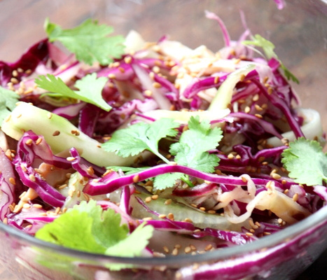 Salade asiatique au poulet