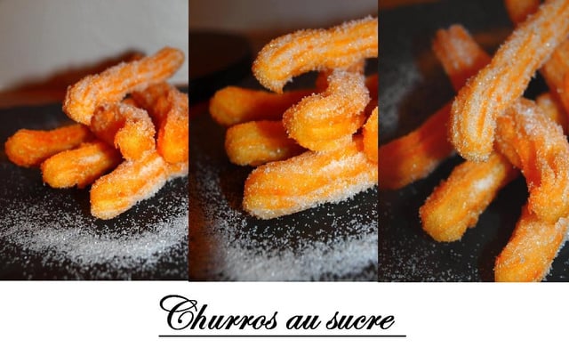 Churros au sucre ( ou chichis )