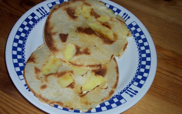 Mini crêpes aux pommes