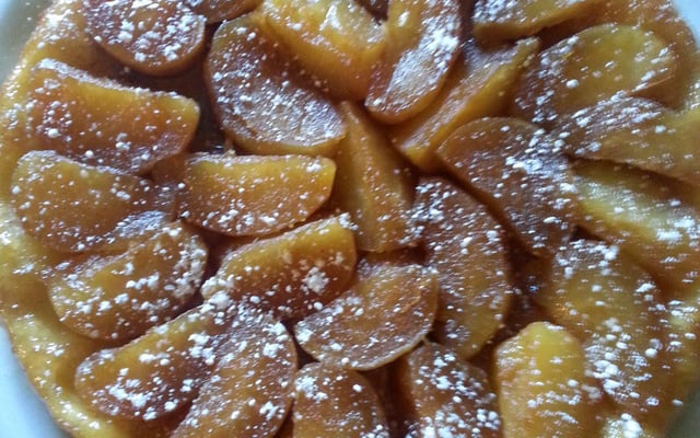 Tarte tatin pommes coxe orange
