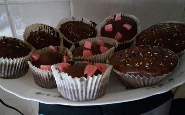 Cupcake tout chocolat