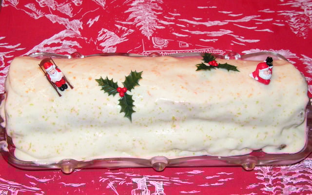 Bûche à l'orange