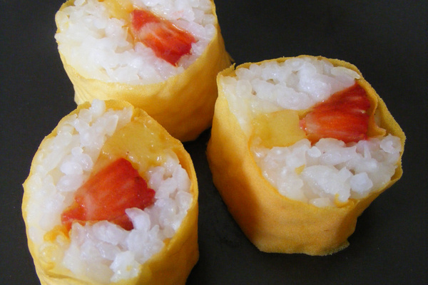 Makis fraise mangue