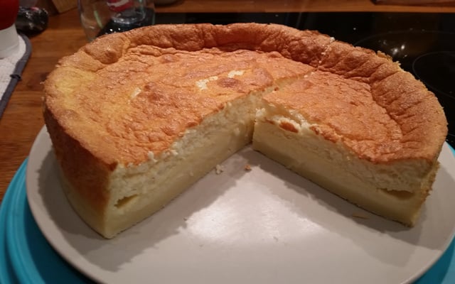 Gâteau magique vanille et citron