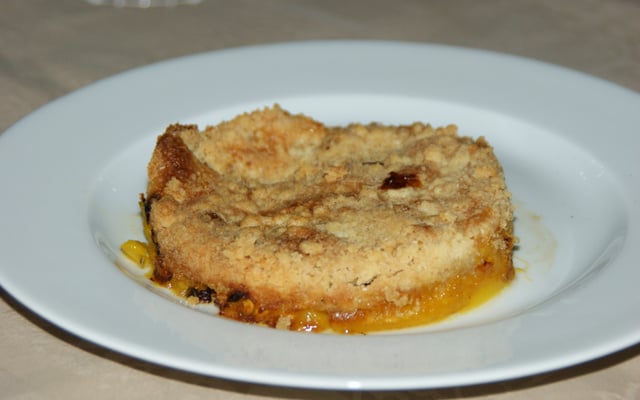 Crumble aux fruits de la passion