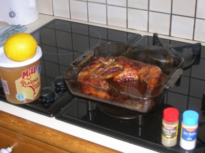 Cuisses de poulet au miel