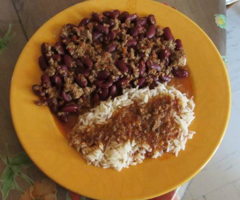 Chili con carne aux épices mexicaines