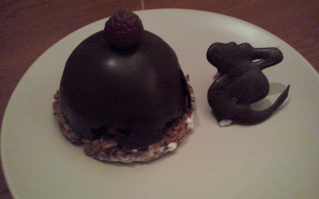Dôme chocolat et framboise